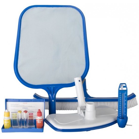 Kit Gre per manutenzione piscine completo di accessori