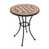 Tavolo in ferro battuto rotondo Mosaico - diametro 55 cm