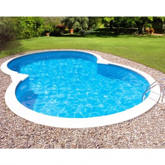 Piscina interrata a forma di otto 920x600x120cm 