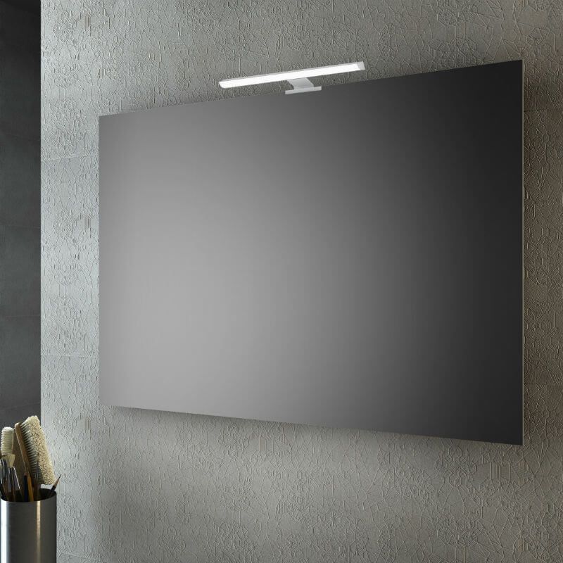 Specchio decorativi con luci LED da soggiorno (100x100cm) Retroiluminato con  illuminazione Freddo Bianco
