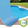 Liner per piscina forma di otto 540x350x120 cm