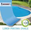 Liner per piscina ovale 490 x 300 h120 cm 