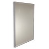 Specchio su misura con cornice in alluminio e perimetro bisellato