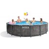 Piscina fuori terra Intex Prisma Greywood 457x122 cm 