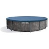 Piscina fuori terra Intex Prisma Greywood 457x122 cm 