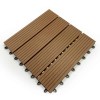 Kit mattonelle da giardino legno in WPC 30x30x2 cm