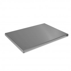 Plan grande spianatoia in acciaio inox 80x55 cm Lisa