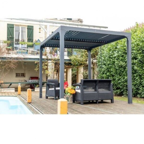 Pergola Bioclimatica In Metallo da 300x240 cm