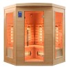Sauna infrarossi 3 - 4 posti Apollon Quarz con cromoterapia