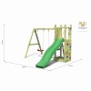 Parco giochi in legno da giardino Fungoo Funny3 Double Swing