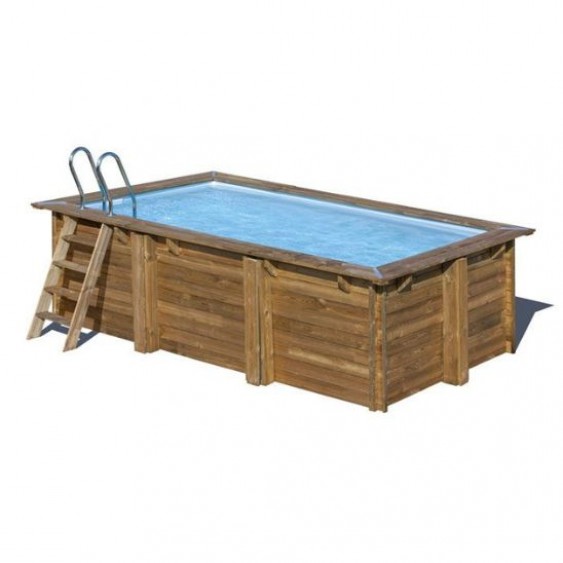 Piscina fuori terra in legno Marbella 2 Gre 420x270x117 cm 