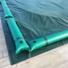 Telo invernale 1300x600 cm per piscine interrate con tubolari